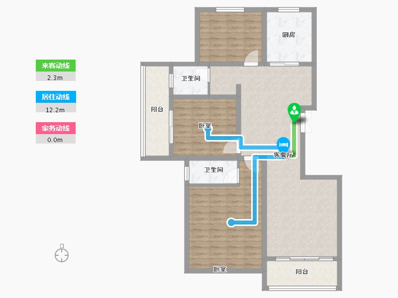 河南省-开封市-晨胧华庭-111.00-户型库-动静线