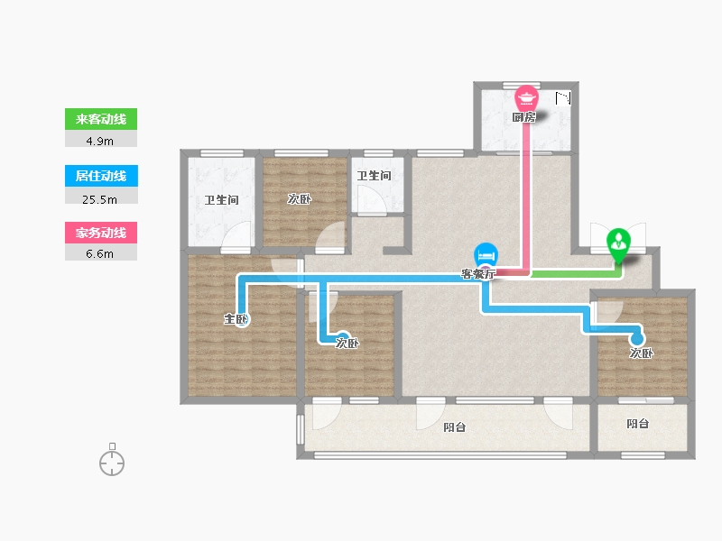 山东省-济南市-银丰玖玺城-152.00-户型库-动静线