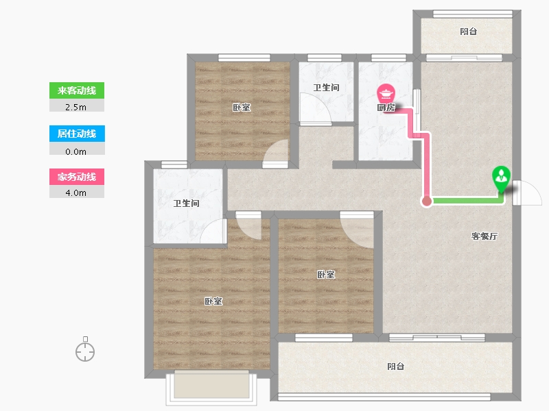 河南省-商丘市-万洋首府-101.00-户型库-动静线