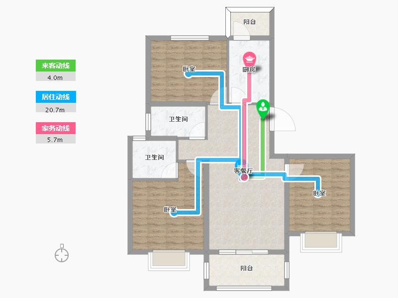 河南省-许昌市-金石星河湾-95.27-户型库-动静线