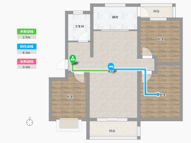 山东省-日照市-兴业梦想成真花园-80.72-户型库-动静线