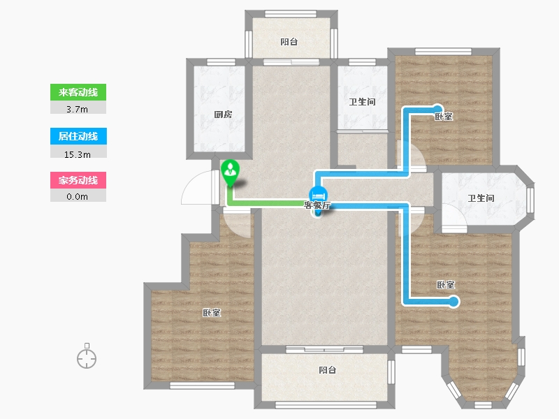 河南省-南阳市-财富新城·中央公园-112.00-户型库-动静线