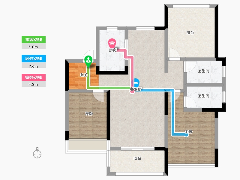 安徽省-滁州市-江海紫金城-98.00-户型库-动静线