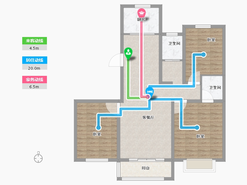 河南省-商丘市-尚景佳苑-99.69-户型库-动静线