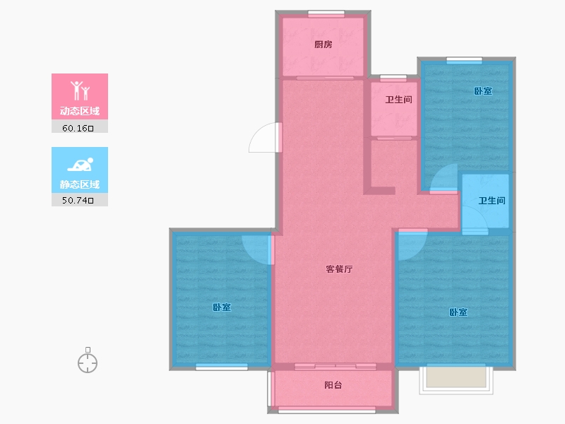 河南省-商丘市-尚景佳苑-99.69-户型库-动静分区