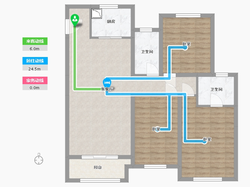 河南省-商丘市-中梁荣华城-94.56-户型库-动静线