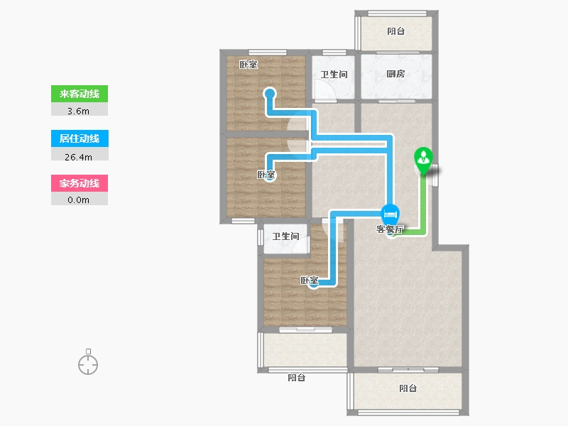 河南省-开封市-埃菲尔公馆-109.99-户型库-动静线