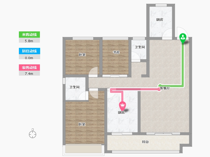 山东省-菏泽市-单县佳和城-109.00-户型库-动静线