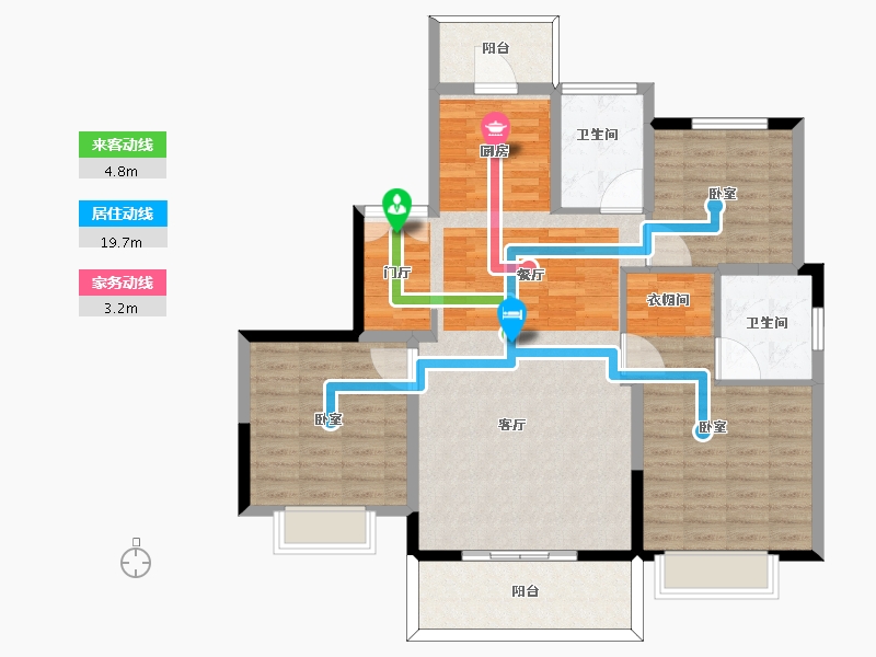 河南省-许昌市-金石星河湾-109.01-户型库-动静线