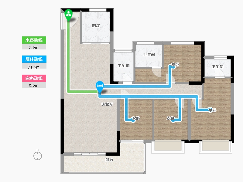 福建省-厦门市-中骏璟峰-114.00-户型库-动静线