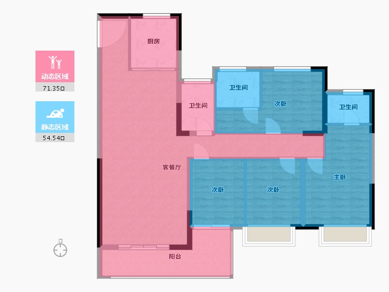 福建省-厦门市-中骏璟峰-114.00-户型库-动静分区