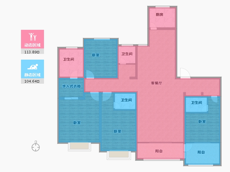 山东省-菏泽市-中达诚府-198.00-户型库-动静分区