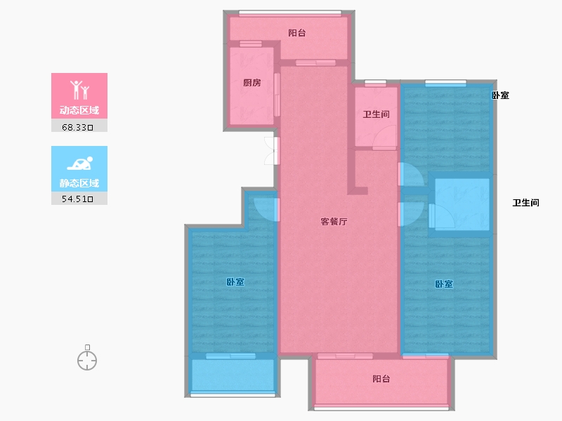 河南省-开封市-晨胧华庭-109.00-户型库-动静分区