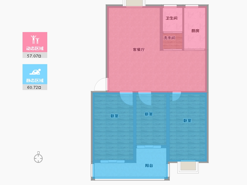 河南省-信阳市-华东万水园-107.01-户型库-动静分区