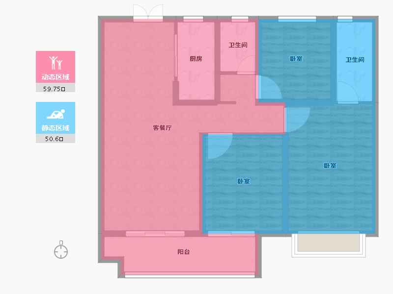 山东省-德州市-奥特莱斯·澜铂湾-99.00-户型库-动静分区