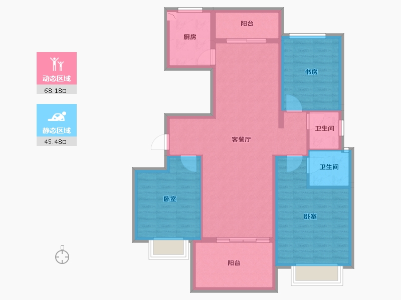 河南省-商丘市-橄榄城-102.31-户型库-动静分区