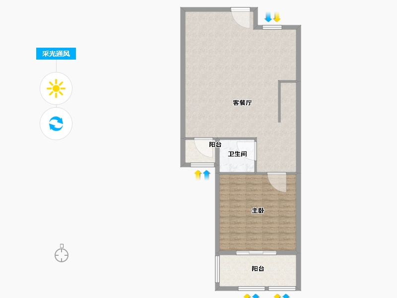 福建省-厦门市-晟港名都-88.01-户型库-采光通风