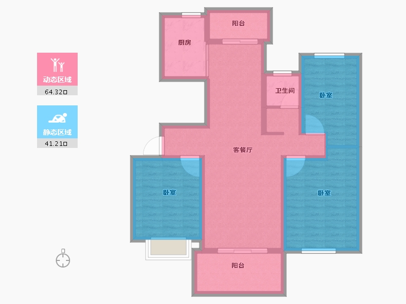 河南省-商丘市-虞城建业城-94.01-户型库-动静分区