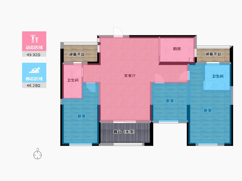 河南省-三门峡市-航科总部经济综合体-100.00-户型库-动静分区