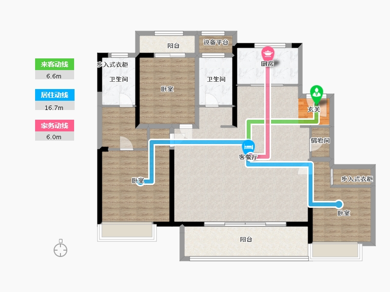 河南省-许昌市-建业世和府-136.00-户型库-动静线