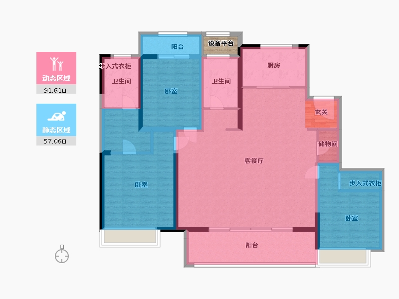 河南省-许昌市-建业世和府-136.00-户型库-动静分区