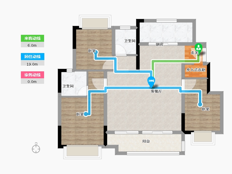 湖北省-武汉市-绿地大都会-94.01-户型库-动静线