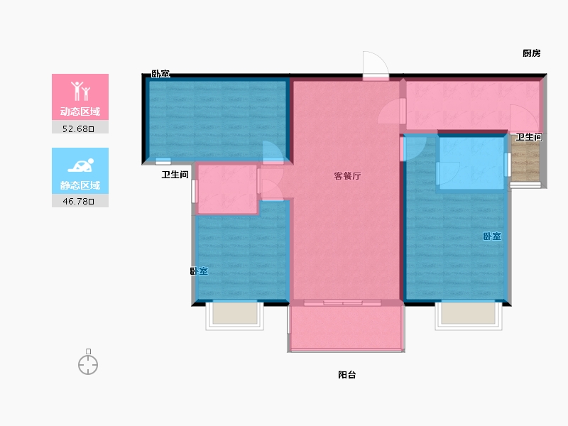 河南省-南阳市-财富家天下·-91.00-户型库-动静分区