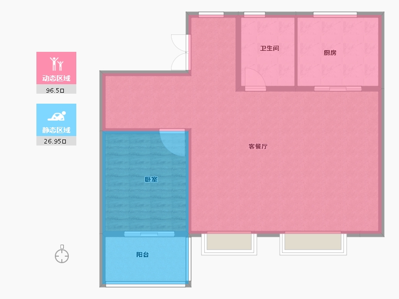 江苏省-南京市-五矿澜悦栖原-113.99-户型库-动静分区