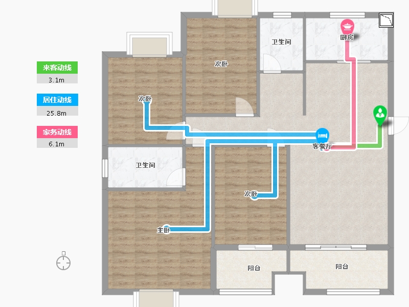 安徽省-蚌埠市-融昊外滩-128.00-户型库-动静线