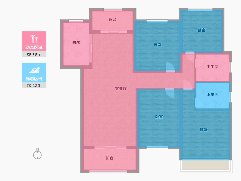 河南省-南阳市-新野建业森林半岛-115.00-户型库-动静分区