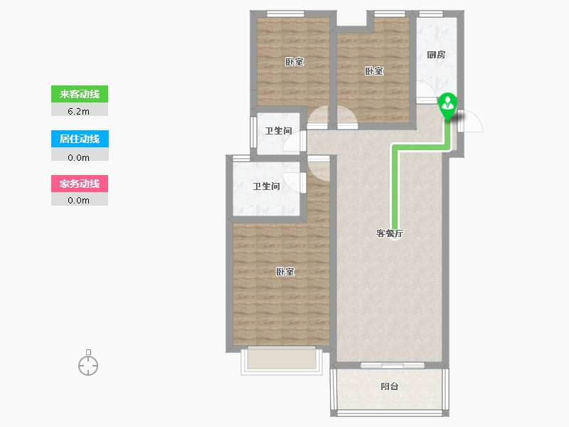 河南省-商丘市-海亚春天上苑-97.86-户型库-动静线