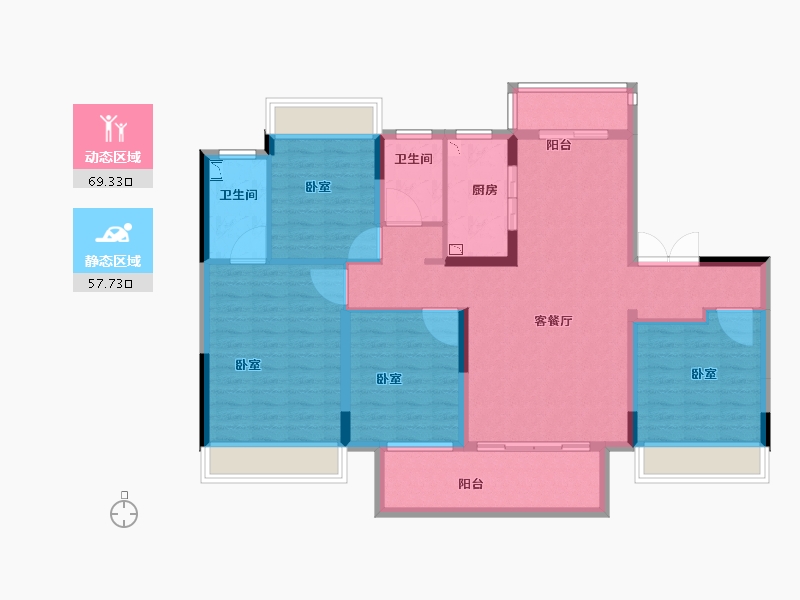 河南省-南阳市-领创滨河府-114.01-户型库-动静分区