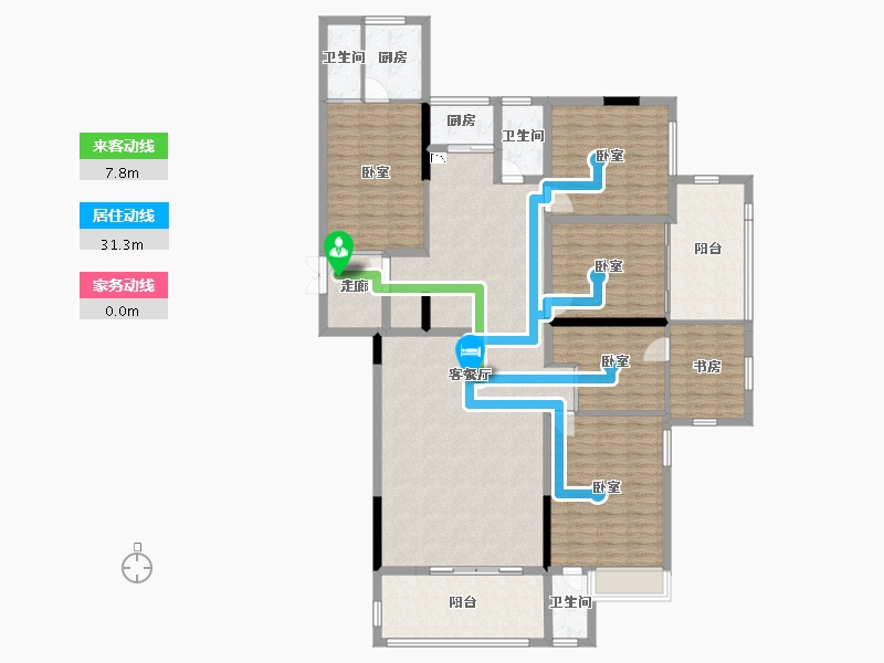 湖北省-十堰市-震洋贵府-179.24-户型库-动静线