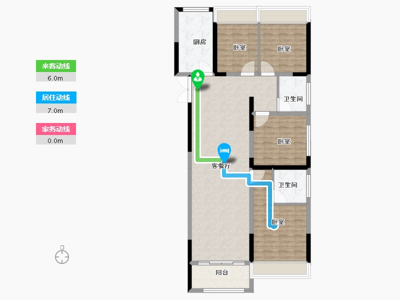 河南省-南阳市-名门中州府-112.15-户型库-动静线