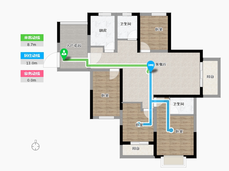 山东省-菏泽市-天正中央大街-112.21-户型库-动静线