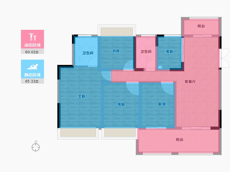 河南省-信阳市-信阳美好生活家园-111.24-户型库-动静分区