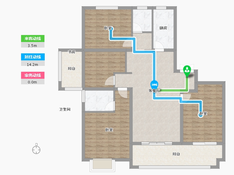 河南省-开封市-亚新美好香颂-115.00-户型库-动静线