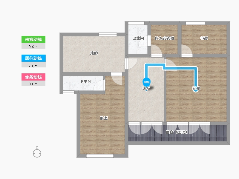 湖北省-宜昌市-交投十里春风-84.49-户型库-动静线