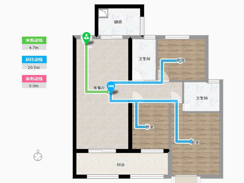 湖北省-黄冈市-御江半岛-88.07-户型库-动静线