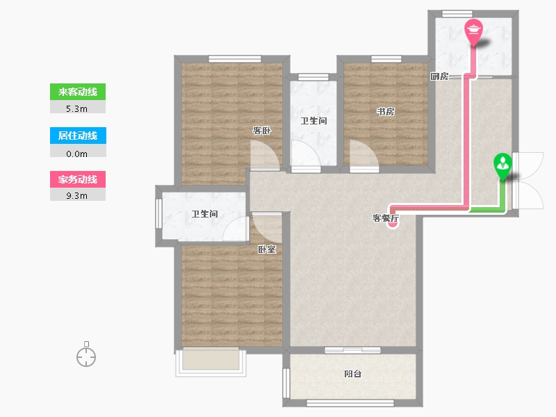 河南省-许昌市-懿合苑-114.00-户型库-动静线