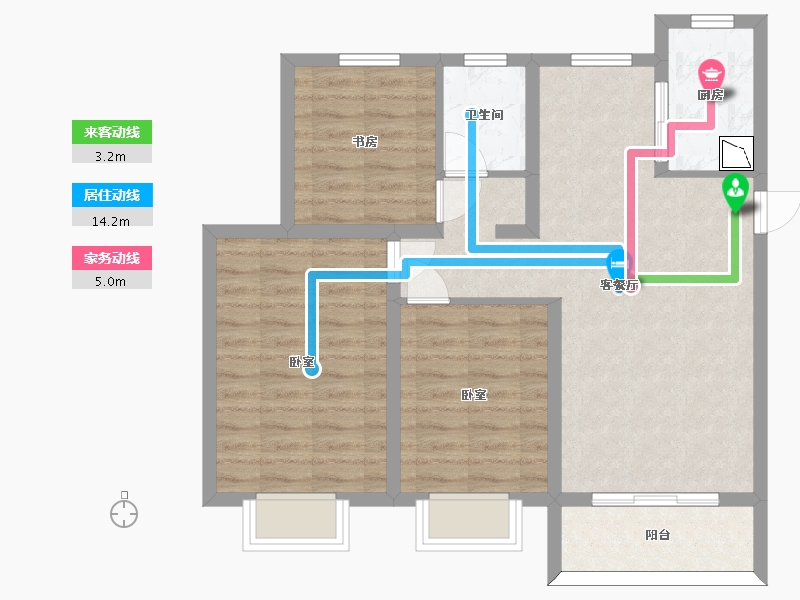 山东省-济南市-中建锦绣首府-77.75-户型库-动静线