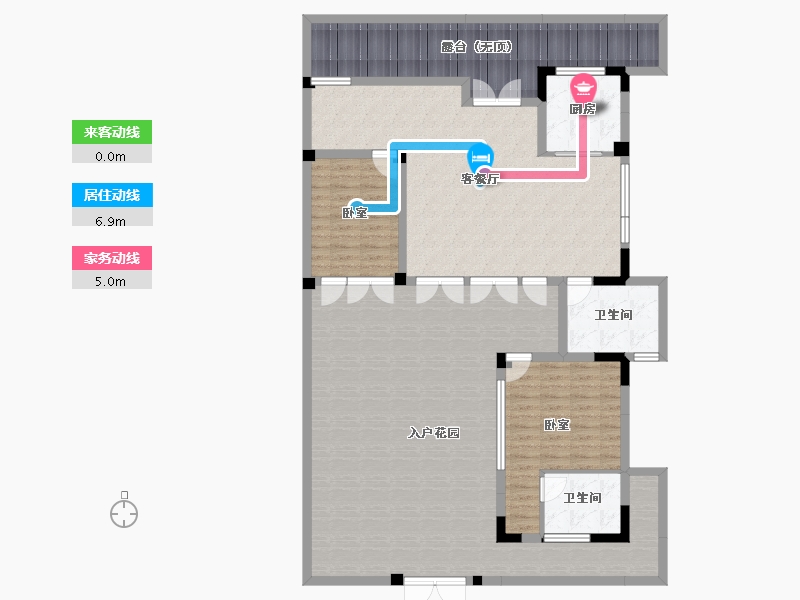 湖北省-宜昌市-交投十里春风-169.26-户型库-动静线