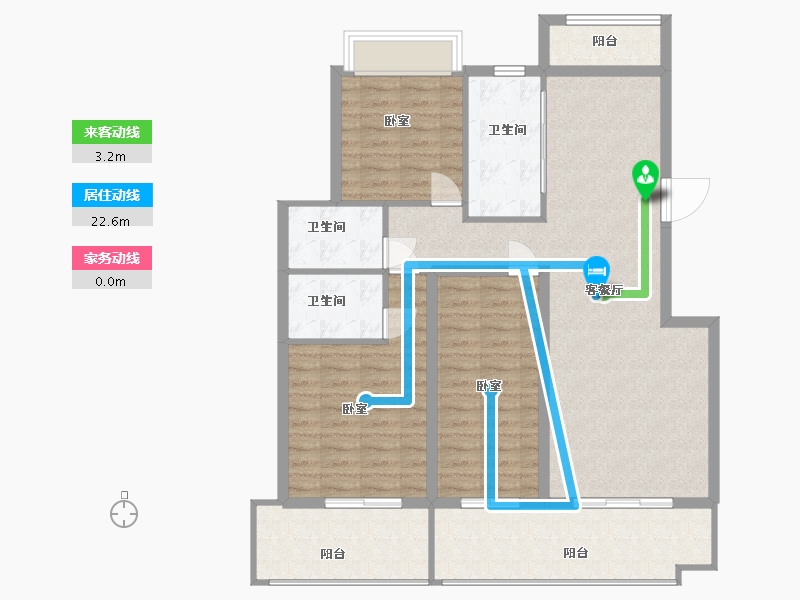 湖北省-黄石市-錦綉·御湖湾-108.00-户型库-动静线