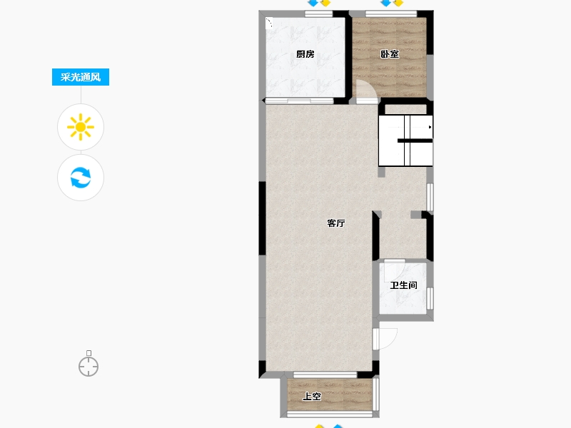 山东省-日照市-锦华锦园-70.54-户型库-采光通风