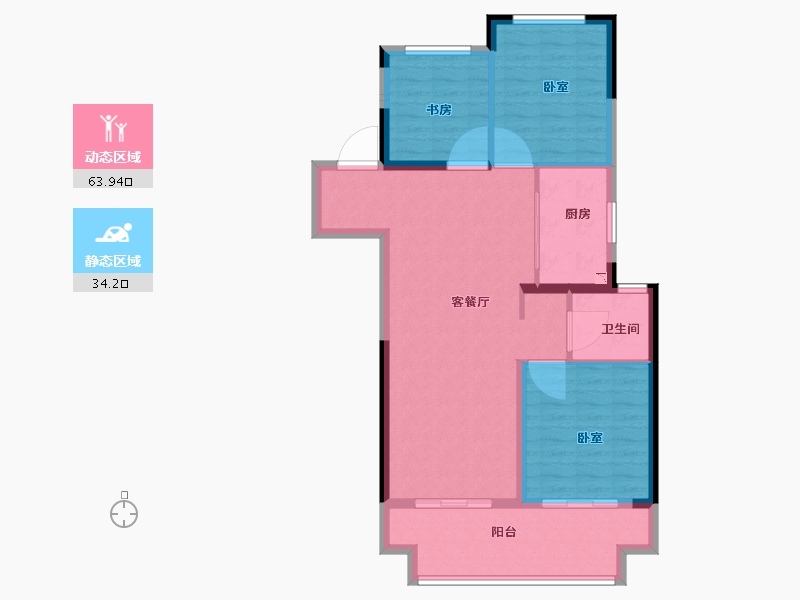 河南省-商丘市-悦珑府-89.00-户型库-动静分区