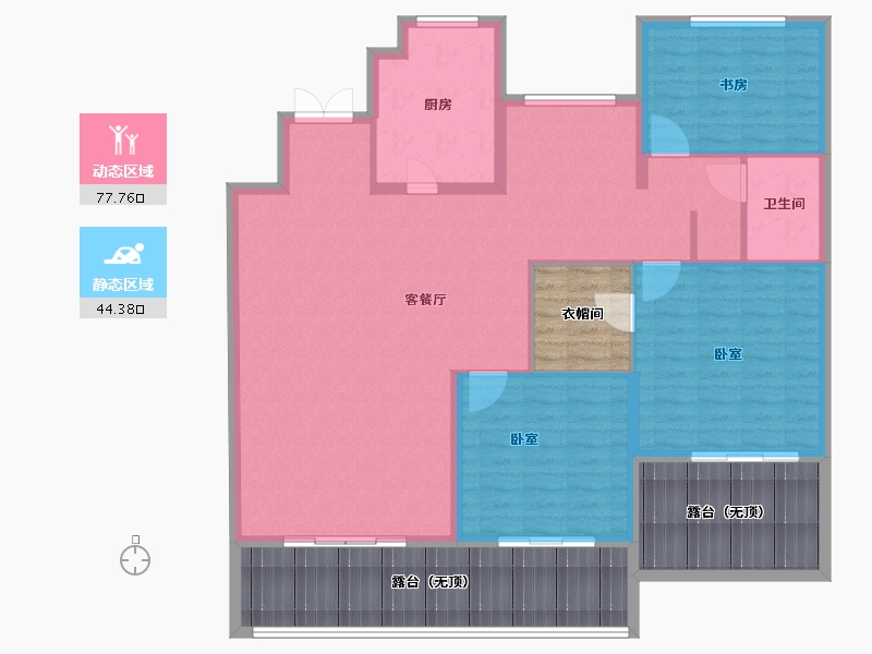 河南省-开封市-亚新美好香颂-143.00-户型库-动静分区