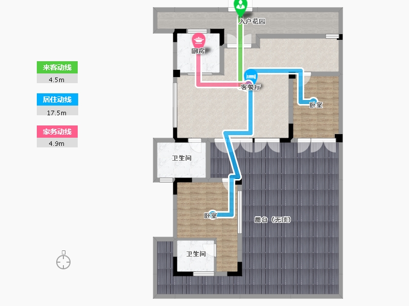 湖北省-宜昌市-交投十里春风-165.37-户型库-动静线