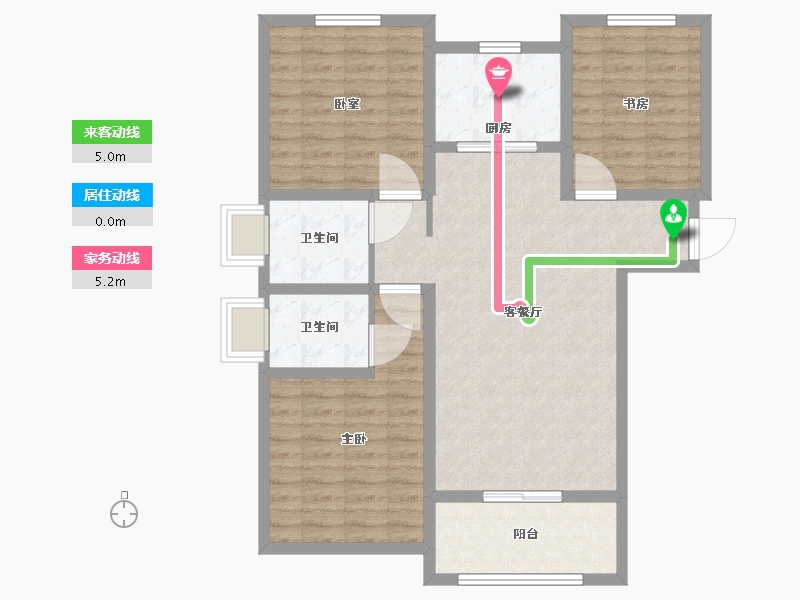 河南省-许昌市-泰·鸿府-96.01-户型库-动静线