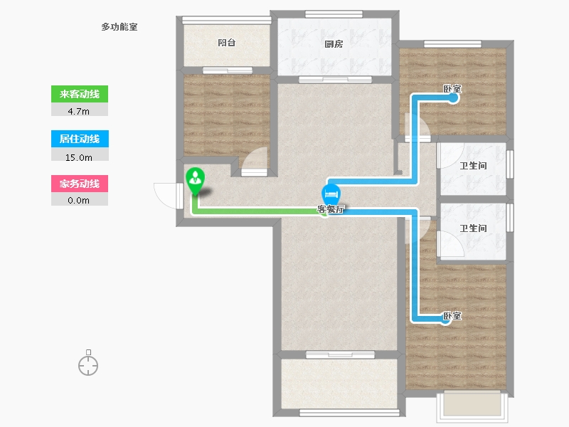 河南省-开封市-亚新美好香颂-102.00-户型库-动静线