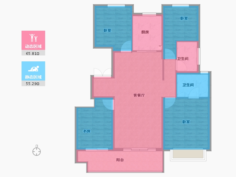 河南省-商丘市-悦珑府-110.00-户型库-动静分区